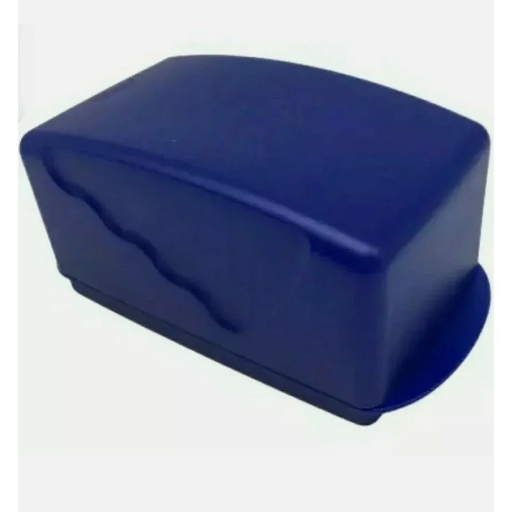 Tupperware Large Butter Dish Cheese 1 Pound Size  BLUE NEW  Sale